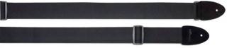 Kytarový řemen, bavlna šíře 5 cm, nastavitelná délka, černý
