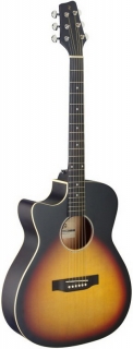 Stagg SA35 ACE-VS LH, elektroakustická kytara stínová, levoruká