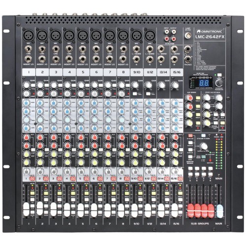 Omnitronic LMC-2642FX USB Mixing console