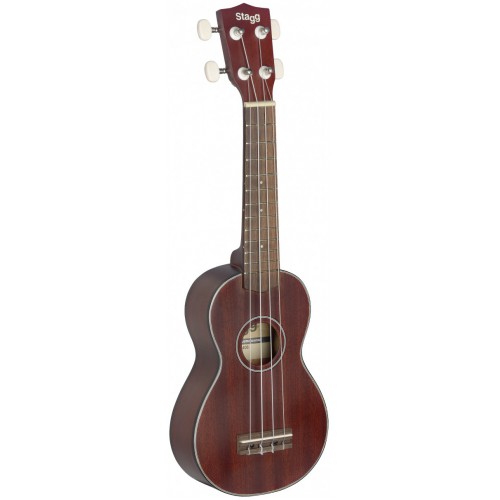 Stagg US40-S, sopránové ukulele, polomasivní mahagon