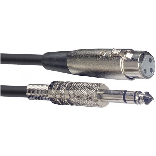 Stagg SAC6PSXF DL, kabel JACK/XLR, 6m