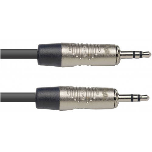 Stagg NAC1MPSR, propojovací kabel Jack 3,5mm stereo, 1m