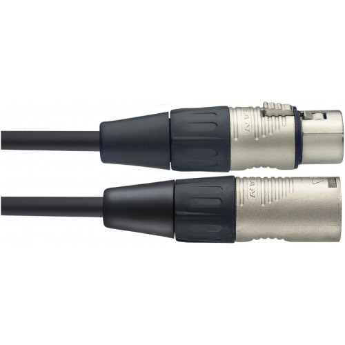 Stagg NMC1R, mikrofonní kabel XLR/XLR, 1m