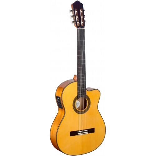 Angel Lopez CF1246CFI-S, elektroakustická klasická kytara 4/4, přírodní