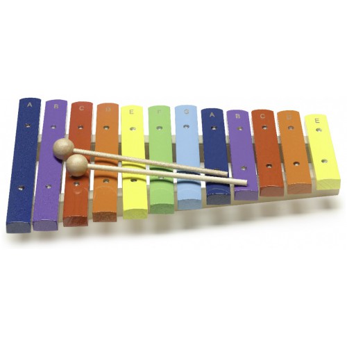 Stagg XYLO-J12 RB, xylofon, 12 barevných kamenů