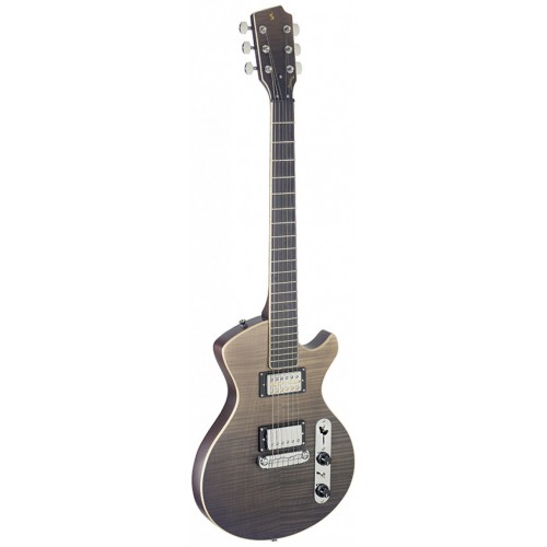 Stagg SVY SPCLDLX FBK, elektrická kytara, černá