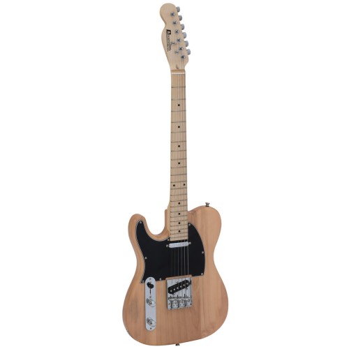 Dimavery TL-601, elektrická kytara levoruká, přírodní