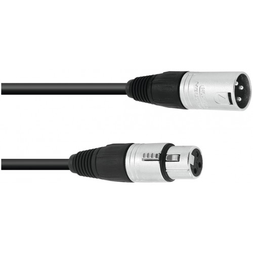 SOMMER mikrofonní kabel XLR kabel 3pin 3m bk Neutrik