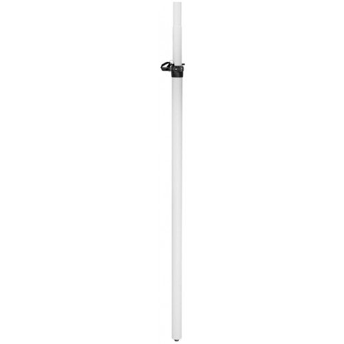 Omnitronic BPS-3, reproduktorová distanční trubka se závitem, teleskopická 136-230 cm, bílá.