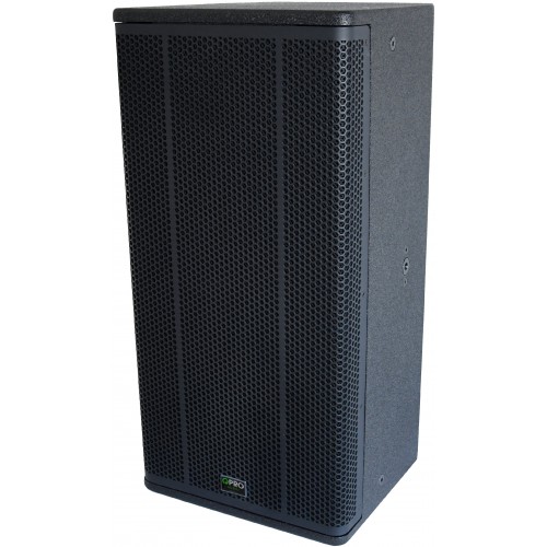 QPro P-213, 2x10" 3-pásmový reproduktor, IP54, 1200W RMS