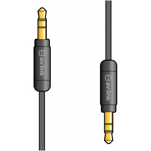 AV:link Precision kabel Jack 3.5mm stereo samec - Jack 3.5mm stereo samec, 0.5m