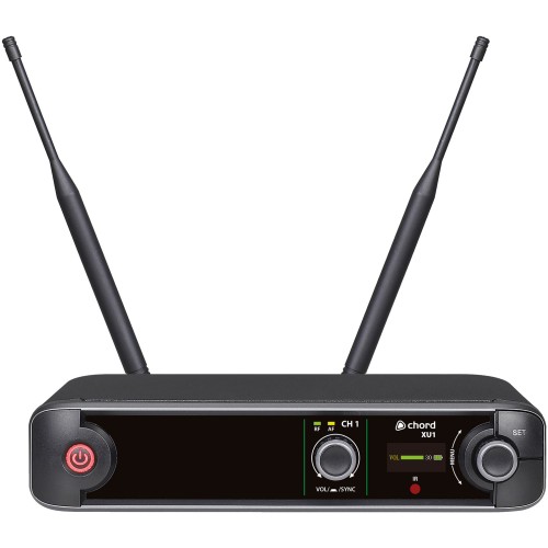 Chord XU1-H, 1-kanálový bezdrátový mikrofonní set,  823-832 / 863-865 MHz