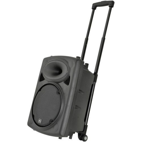 QTX QR10PA, mobilní 10" zvukový systém BT/USB/SD/FM/UHF/TWS, 80W
