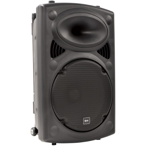 QTX QR12PA, mobilní 12" zvukový systém BT/USB/SD/FM/2xUHF/TWS, 50+50W